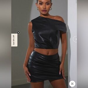 BRAND NEW FAUX LEATHER SET - Mars The Label